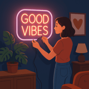 שלטי ניאון בהתאמה אישית: איך טרנד ישן חזר בענק לעיצוב המודרני