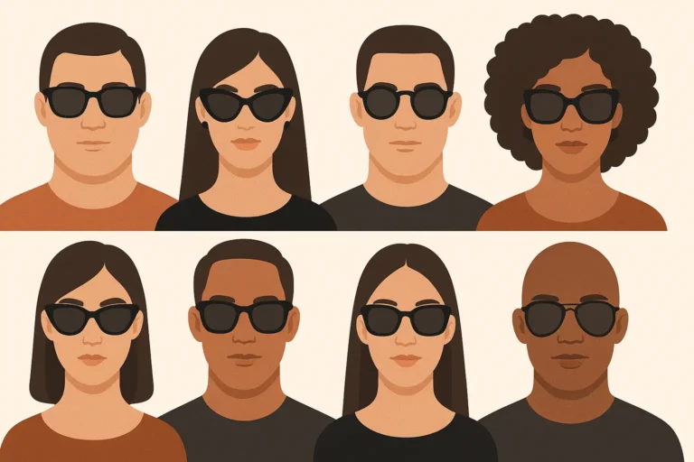 איך לבחור משקפי שמש שמתאימים בדיוק למבנה הפנים שלך