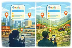 למה כל חיפוש בגוגל נראה אחרת? הכוח הסודי של אלגוריתמים מבוססי מיקום